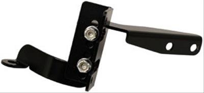 MSD Atomic AirForce Intake Manifold Throttle Cable Brackets 2707 Bracket, Steel, Black Powdercoated, Air Force, Factory Cable, Kit