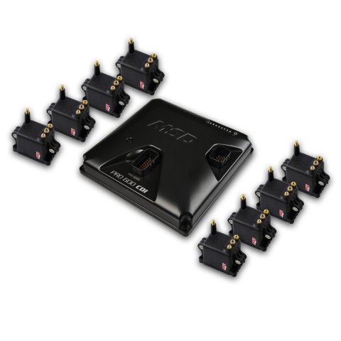 MSD Pro 600 CDI Ignition and High-Output Coil Kits 80003-8HO System With Black Coils, CDI, 8-Channel, Kit