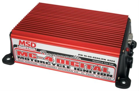 MSD MC-4 Programmable Ignition Controls 4224 Box, MC-4, Digital, Capacitive Discharge, Universal, Motorcycle Applications, Each