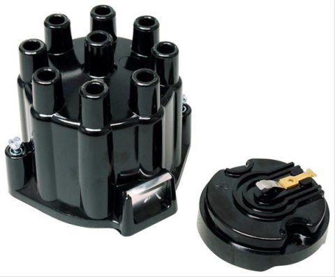 MSD Street Fire Cap and Rotor Kits 5500 Distributor & Rotor; Fire; And Kit; MSD/GM V8 Points; Socket