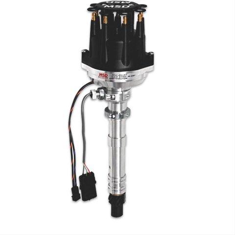 MSD Pro-Billet Cam Sync Distributors 2357 Distributor, Pro-Billet, Distributor, Adjustable Pickup/Magnetic Pickup, Chevy, V8, Each