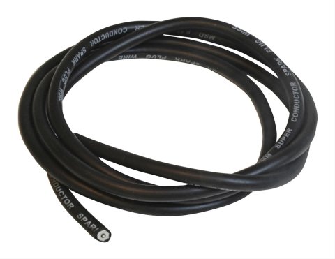 MSD 8.5mm Super Conductor Wire Rolls 34043 Ignition Spool, Conductor, 8.50mm, 100 ft. Length, Black, Each