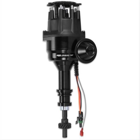 MSD Pro-Billet Ready-to-Run Distributors 83503 Distributors, Ready-To-Run, Magnetic Trigger, Vacuum and Mechanical Advance, Black, Ford, Mercury, 351C, 351M, 400, 429, 460, Each