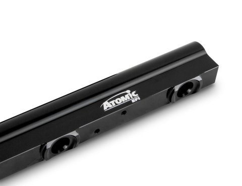 MSD Atomic EFI Billet Fuel Rails 2725 Rails, EFI, Aluminum, Black Anodized, Plumbing Kit, for use with LT1 AirForce Manifold, Kit