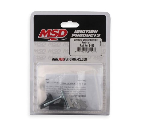 MSD Distributor Cap Bolt Down Kits 8499 Fasteners, Kits, Steel, Natural, Fits Ford-style 8408 and 84083, Kit