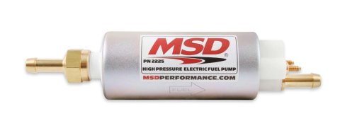 MSD High-Pressure Electric Fuel Pumps 2225 Pump, Electric, High-Pressure, External, Inline, Universal, Each