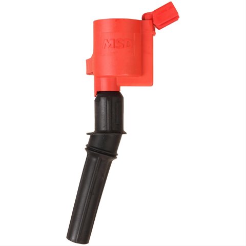 MSD Ford Blaster Coil-on-Plug Ignition Coil Packs 8242 Coils, Blaster, Pack, Epoxy, Red, Ford, Lincoln, 4.6L/5.4L, SOHC, 2V Each