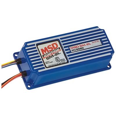MSD 6M-2L Marine Ignitions with Rev Limiter 6560 Ignition Box, 6M-2L, Marine, Analog, Capacitive Discharge, Universal, Limiter, Each
