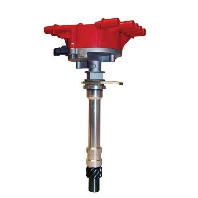 MSD Street Fire EFI Distributors 5592 Distributors, EFI, Magnetic Trigger, Female/Socket, Standard Rotation, Melonized Gear, Red Cap, Chevrolet, 5.7L, Each