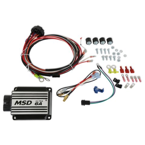 MSD Ultra 6A Ignition Boxes 62023 Boxes, 6A, Digital, Capacitive Discharge, 7 - 28 Operating Voltage, Black, Each