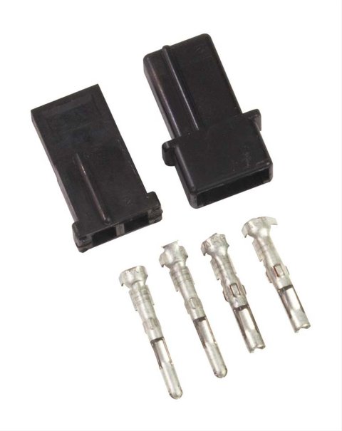 MSD Two Pin Connector Kits 8824 Electrical Wiring Connector, 2-Pin, Each