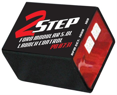 MSD 2-Step Launch Controllers 8731 Two Step Controller, Black, Adjustable, Ford 5.0 Modular, Each