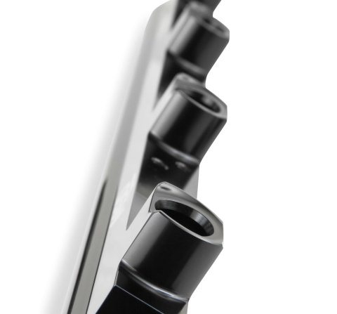 MSD Atomic EFI Billet Fuel Rails 2722 Rails, EFI, Aluminum, Black Anodized, for use with LS7 AirForce Manifold, Kit