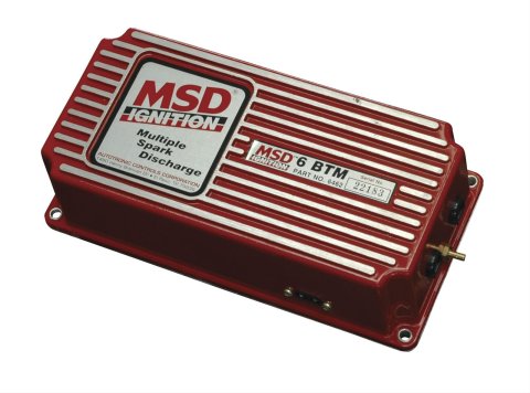 MSD 6-BTM CD Ignitions 6462 Ignition Box, 6-BTM, Analog, Capacitive Discharge, Universal, Points, Electronic, Turbo, Supercharger, Each