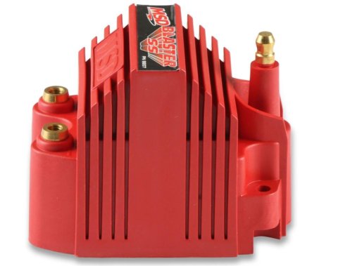 MSD Blaster SS Coils 8207 Ignition Coil, SS, E-Core, Square, Epoxy, Red, 40,000 V, Each
