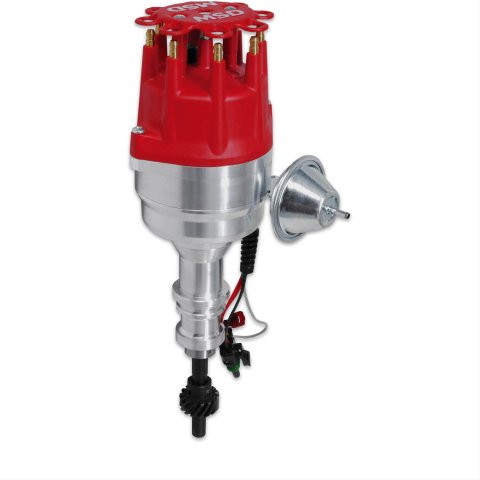MSD Pro-Billet Ready-to-Run Distributors 8350 Distributor, Ready-to-Run, Magnetic Pickup, Vacuum Advance, Ford, Big Block, Cleveland, Modified, Each