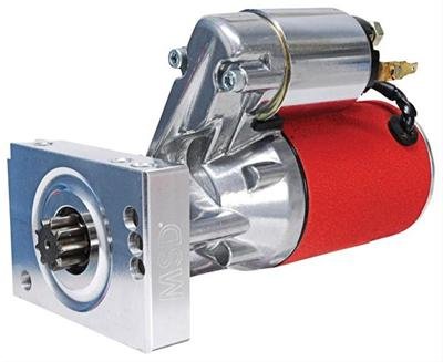 MSD DynaForce High-Speed Starters 50952 Starter, DynaForce, Mini, High Speed, Red Powdercoated, Chevy, Small Block/Big Block, Inline Bolt Pattern, Each
