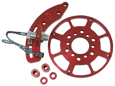 MSD Flying Magnet Crank Trigger Kits 8615 Trigger, Magnet, Chevy, Small Block, 8" balancer, Kit
