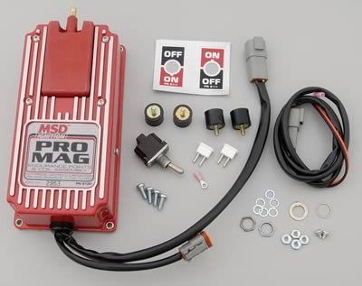 MSD 12 Amp Electronic Points Boxes 8106 Magneto Controller, Ignition Coil, Rev Limiter, for Pro Mag 12, Pro Mag 12LT, Each