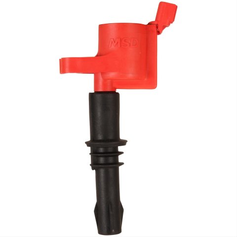 MSD Ford Blaster Coil-on-Plug Ignition Coil Packs 8243 Coil, Coil-Pack, Red, Ford, 4.6L, Each