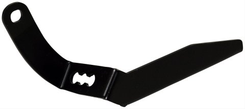 MSD Atomic AirForce Intake Manifold Throttle Cable Brackets 2708 Bracket, Steel, Black Powdercoated, Air Force, Aftermarket Cable, Kit
