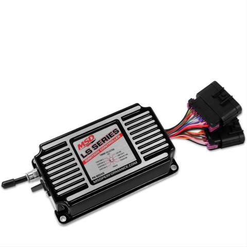 MSD Ignition Control Units 60143 Unit, Adjustable, Black Powdercoated, Chevrolet, Small Block LS, Each