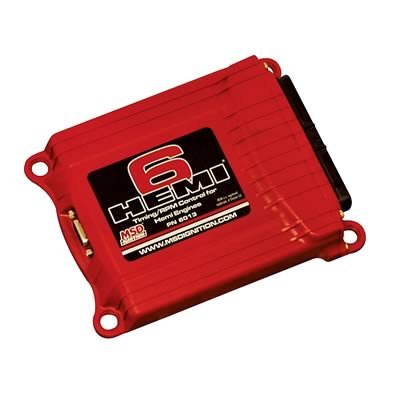 MSD 6-Hemi Ignition Controllers 6013 Boxes, Controllers, Analog, Capacitive Discharge, One-stage Timing Retard, Red, Chrysler, Dodge, Jeep, 5.7L Hemi, Each