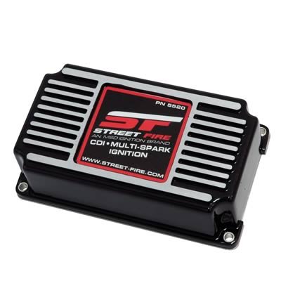 MSD Street Fire CD Ignitions 5520 Ignition Box, Fire, Digital CD, with Rev Limiter, Black, Each