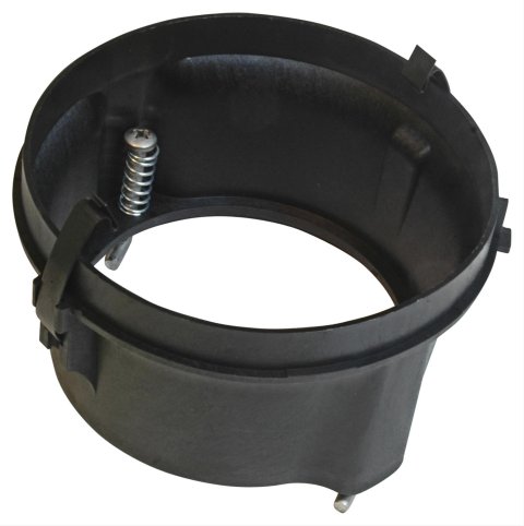 MSD Distributor Replacement Parts 8446 Cap Adapter, Spacer, Black, Clamp-Down, Billet, Ford, Each