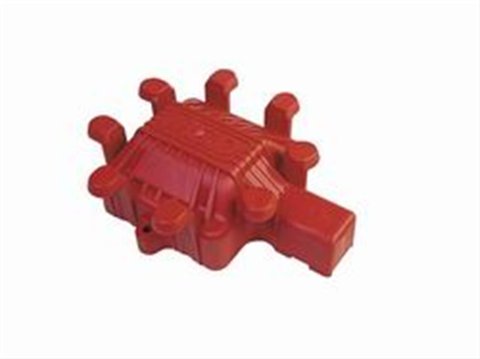 MSD HEI Coil Dust Covers 84022 Wire Retainer/Coil Cover, Extreme Output, Red, Pro-Billet Distributor, Each