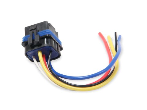 MSD Waterproof Relay Harnesses 89611 Wire Harness, 12V, 30/40 Amp, Relay, 5 pin, Bracket, 7.00 in. Wiring Harness, Each