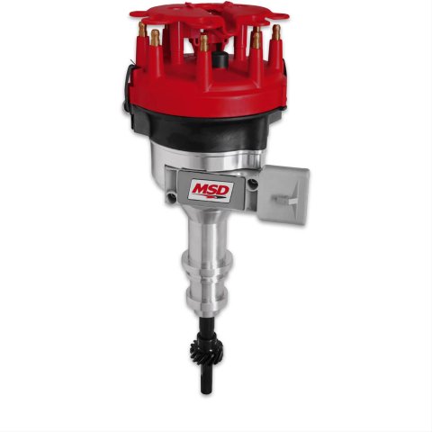 MSD Pro-Billet Ready-to-Run EFI Distributors 8456 Distributor, Ready-to-Run, TFI, Magnetic Trigger, Electronic Advance, Natural, Ford, 5.0L, Each