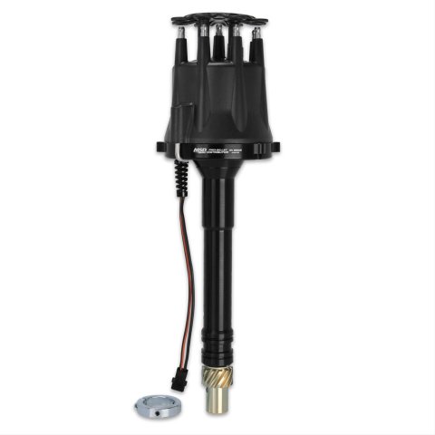 MSD Pro-Billet Locked-Out Distributors 85505 Distributor, Pro-Billet, Magnetic Trigger, Locked Advance, Chevy, Big/Small Block, Each