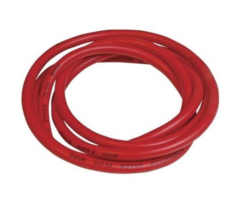 MSD 8.5mm Super Conductor Wire Rolls 34019 Spark Plug Wire, Conductor, Spiral Core, 8.5mm, Red, 25 ft. Length, Each