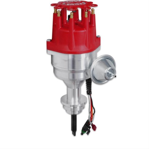 MSD Pro-Billet Ready-to-Run Distributors 8386 Distributor, Ready-to-Run, Magnetic Pickup, Vacuum Advance, Chrysler, 383-400, Big Block B, Each