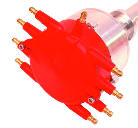 MSD Pro-Billet Flat-Top Distributors 84891 Distributor, Flat Top Pro-Billet, Magnetic Pickup, Mechanical Advance, Chevy, V8, Each