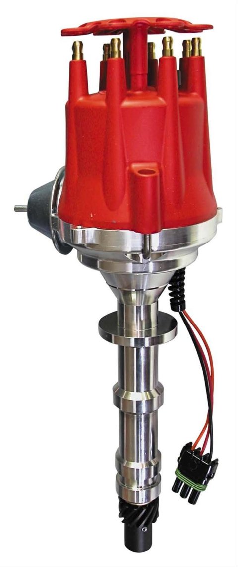 MSD Pro-Billet Ready-to-Run Distributors 83931 Distributor, Ready-To-Run, Magnetic Trigger, Vacuum and Mechanical Advance, Chevy, 409, Each