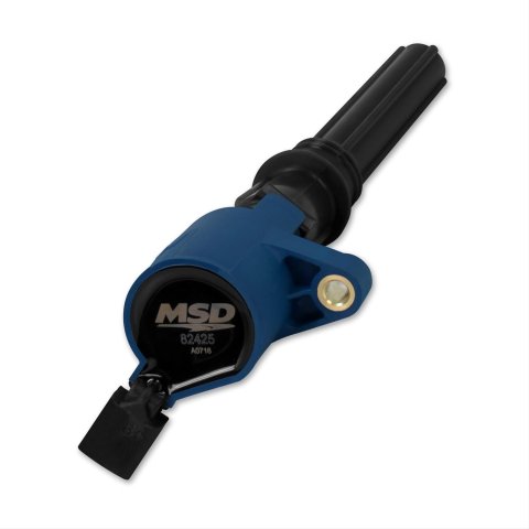 MSD Direct Replacement Ignition Coil Packs 82425 Coils, Replacement, Pack, Epoxy, Blue, Ford, Lincoln, 4.6L/5.4L, SOHC, 2V, Each