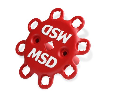 MSD Pro-Billet Distributors 85941 Distributor, Pro-Billet, Magnetic Trigger, Mechanical Advance, Red Cap, Steel Distributor Gear, Billet Aluminum Body, Natural, Ford, FE Each