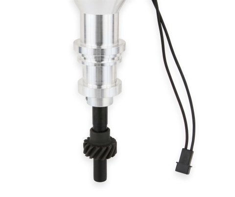 MSD Pro-Billet Flat-Top Distributors 85844 Distributor, Pro-Billet, Carb Cap, Magnetic Trigger, Mechanical Advance, Steel Gear, Ford, 351W, Each