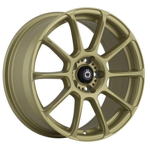 Konig Runlite Gold Wheels 17x7.5 Wheels, KONIG RUNLITE 5x114.3 ET45