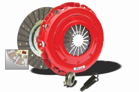 McLeod Super StreetPro Clutch Kits 75255 Kit, StreetPro, Single 10.50 in. Organic/Ceramic, 18 Spline, Diaphragm Pressure Plate, Throwout Bearing, Dodge, Plymouth, A833, Kit