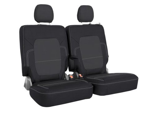 PRP Seat Covers B059-03 Rear Bench for 2021+ Ford Bronco, 2 Door - Black and Grey
