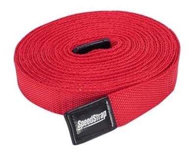 PRP Seats SpeedStrap Big Daddy Weavable Recovery Straps 34230 Tow and Ropes, Daddy, Strap, 2 in Width, 30 ft. Length, 14,000 lbs. Breaking Strength, Nylon, Red, Each