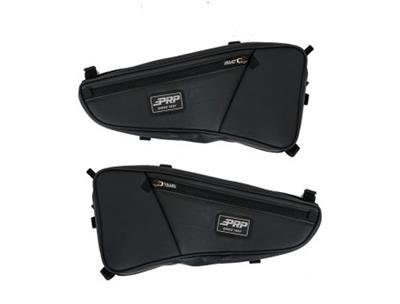 PRP Seats RZR Door Bags with Knee Pads for 2022-2023 200 EFI - E113-210 Powersports Cargo Carrier, Stock Bag and Pad, Front, Driver/Passenger, Vinyl, Black, Polaris, Pair