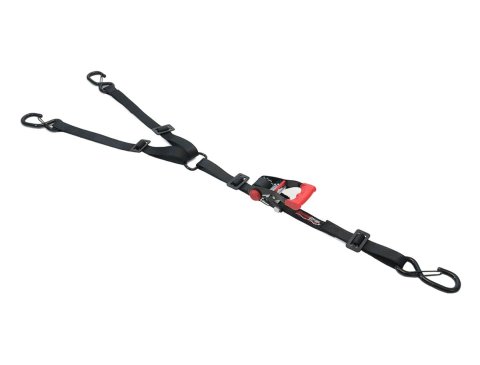 PRP Seats SpeedStrap Spare Tire Tie-Downs 11570 Tie-Down Straps, SpeedStrap, 3-Point Tie-Down, Ratchet, S-Hook, Retention Clip, 1 in. Width, Black, Each
