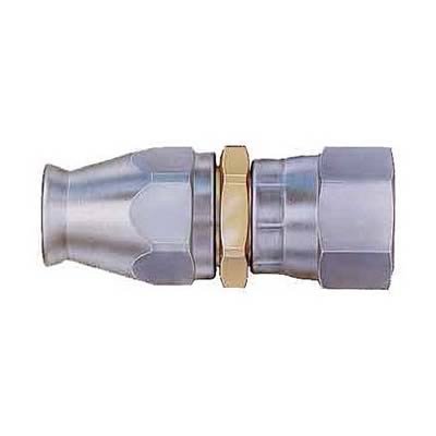 Aeroquip Reusable PTFE Fittings FBM1103 Fitting, Hose End, Racing Hose, Straight, -6 AN Hose to Female -6 AN, SAE 37 Degree Flare, Each