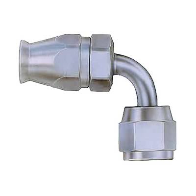 Aeroquip Reusable PTFE Fittings FBM1121 Fitting, Hose End, Racing Hose, 90 Degree, -4 AN Hose to Female -4 AN, SAE 37 Degree Flare, Each