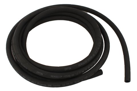 Aeroquip AQP Socketless Hose -8 AN 20 ft. FCN0820 Hose, Socketless, Rubber, Black, AN, Length, Each
