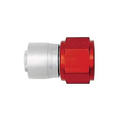 Aeroquip Crimp Hose Ends FBM4213 Fitting, End, AQP Hose, Straight, -8 AN to Female -8 AN, Aluminum, Natural/Red, Each